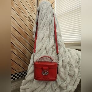 Coach Georgie Gem Crossbody Bag with Silver Accents